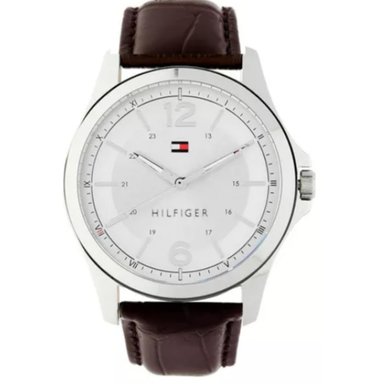 RELOJ TOMMY HILFIGER HOMBRE ANÁLOGO 1791377 TABLE WHITE MARRON