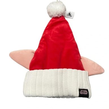 GORRO DISNEY STARWARSNAV ROJO NAVIDEÑO STAR WARS MANDALORIAN PARA ADULTO