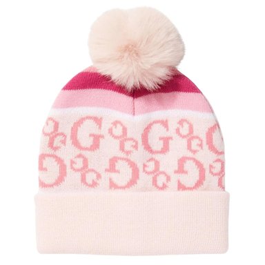 GORRO GUESS POM BEANIE ROSADO