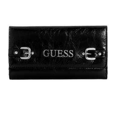 BILLETERA GUESS DEMENTRI NEGRO MUJER SLIM