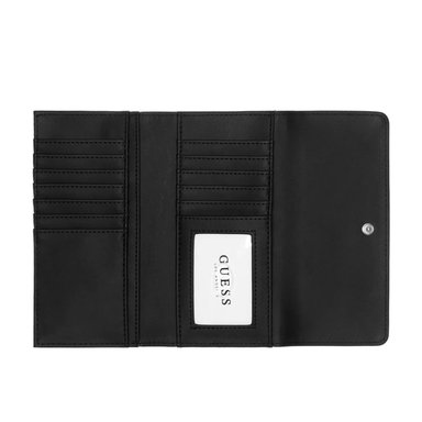 BILLETERA GUESS DEMENTRI NEGRO MUJER SLIM - 3