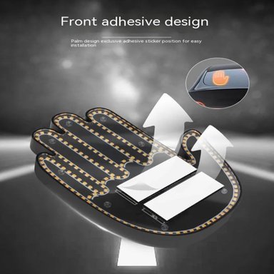 LUZ FORMA MANO CARRO CON CONTROL REMOTO - 2