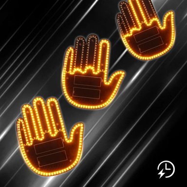 LUZ FORMA MANO CARRO CON CONTROL REMOTO - 4