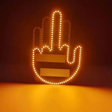 LUZ FORMA MANO CARRO CON CONTROL REMOTO - 6