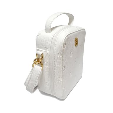 CROSSBODY TOMMY HILFIGER 69JA000100 BLANCO SQUARE BOX MONOGRAM - 2