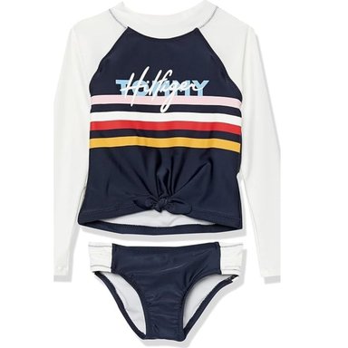 ROPA BAÑO NIÑA TOMMY HILFIGER MULTICOLOR 57536 DOS PIEZAS MANGA LARGA