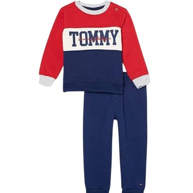CONJUNTO BUZO ALGODÓN NIÑO TOMMY HILFIGER 79840 DEPORTIVO
