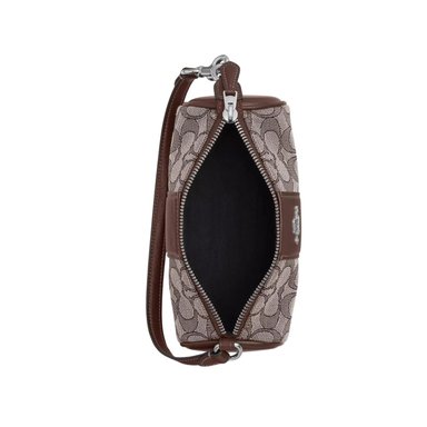 CARTERA COACH NOLITA CU989 ALGODÓN MARRÓN BARREL BAG - 2