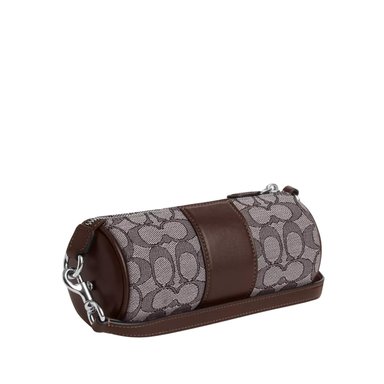 CARTERA COACH NOLITA CU989 ALGODÓN MARRÓN BARREL BAG - 3