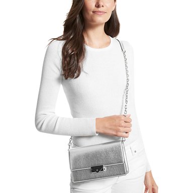 CARTERA MICHAEL KORS 35F2G0EC6M SILVER PLATEADO CLUTCH CECE METALLIC SILVER - 3
