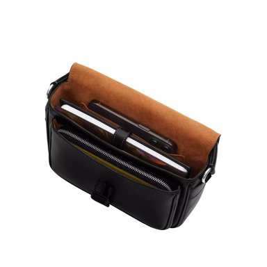 CARTERA MICHAEL KORS CR098 CUERO NEGRO CROSSBODY COACH PACE MESSENGER BAG - 5