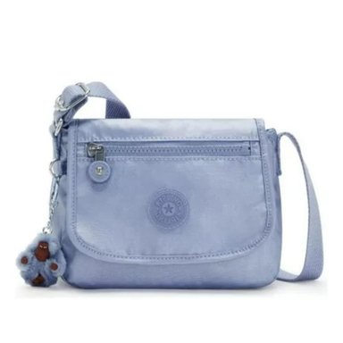 CARTERA CROSSBODY KIPLING SABIAN - AZUL METALICO