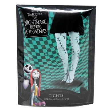 MEDIAS DISNEY BLANCO PANTYS NIGHTMARE BEFORE CHRISTMAS SALLY STITCH M/L
