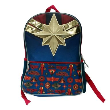 MOCHILA MARVEL CAPITAN ROJO GOLD MOLDED