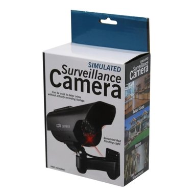 CÁMARA SEGURIDAD MARVELOUS LED FICTICIA INTERMITENTE