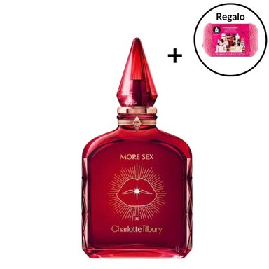 SET PERFUME CHARLOTTE TILBURY MORESEX-100ML EAU MORE SEX MUJER 100 ML + MINIATURAS