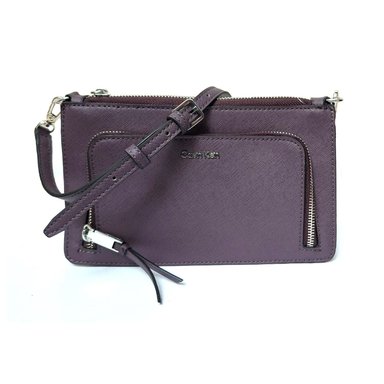 CARTERA CALVIN KLEIN H0JE1MD2 PÚRPURA CROSSBODY ZIPPER PLUM
