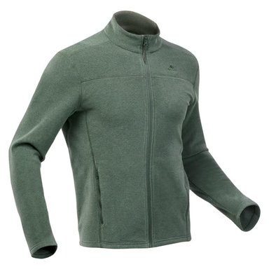 CASACA POLAR DE MONTAÑA Y TREKKING HOMBRE QUECHUA MH120 - VERDE