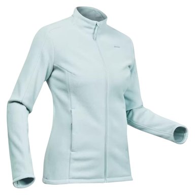 CASACA POLAR QUECHUA 8882971 VERDE CLARO MONTAÑA Y TREKKING MUJER MH500 TAMAÑO S