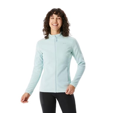 CASACA POLAR QUECHUA 8882971 VERDE CLARO MONTAÑA Y TREKKING MUJER MH500 TAMAÑO S - 2