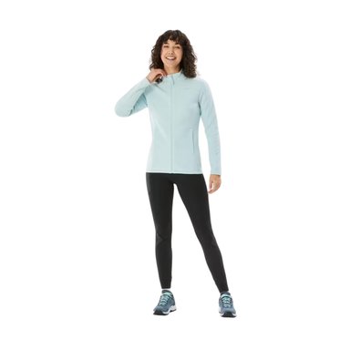 CASACA POLAR QUECHUA 8882971 VERDE CLARO MONTAÑA Y TREKKING MUJER MH500 TAMAÑO S - 4