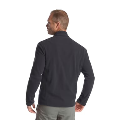 CASACA POLAR DE MONTAÑA Y TREKKING CREMALLERA HOMBRE QUECHUA MH120 - NEGRO - 2