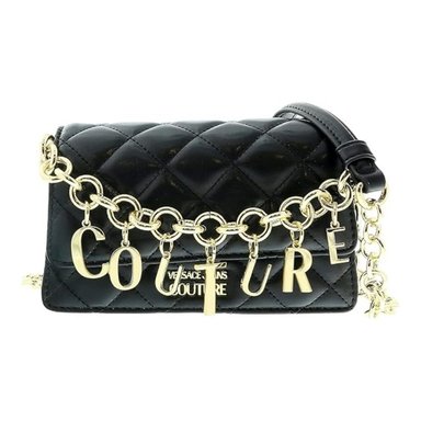 CARTERA VERSACE 699177 NEGRO JEANS COUTURE CHARM CHAIN - 2