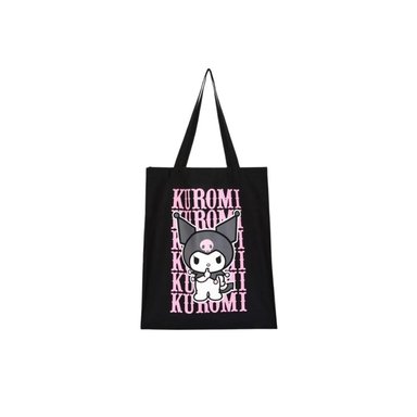 CARTERA ALGODÓN MUJER SANRIO NEGRO 55790 TOTE BAG KUROMI