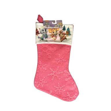 BOTA NAVIDEÑA PAW PATROL NICKELODEON - ROSA