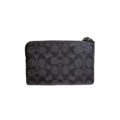 CARTERA COACH CW854 CUERO NEGRO MANO ZIP AORUND - 2