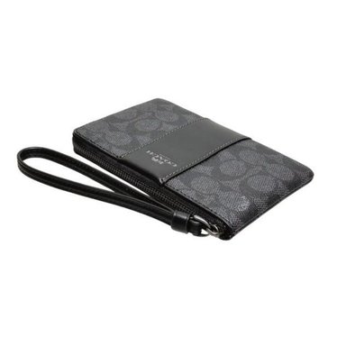 CARTERA COACH CW854 CUERO NEGRO MANO ZIP AORUND - 3