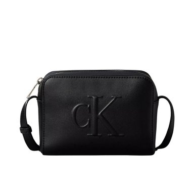 CARTERA CALVIN KLEIN NEGRO CROSSBODY CAMERA SCULPTED IMPRESSION