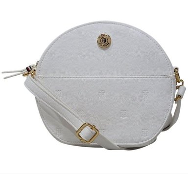 CARTERA TOMMY HILFIGER 69JB089-100 BLANCO CROSSBODY ROUND BOX EMBROSSED