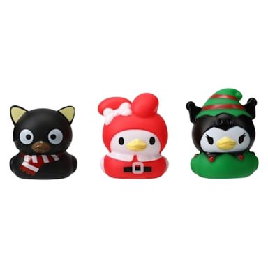 PACKX3 PATITOS NAVIDEÑOS DE HELLO KITTY Y SUS AMIGOS