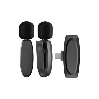 MICRÓFONO AP002 INALÁMBRICO LAVALIER 393 PIES 48 KHZ SISTEMA ANDROID