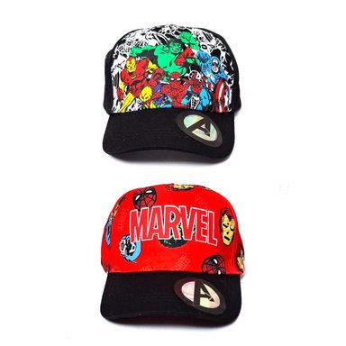 GORRA MARVEL 2502203 NIÑOS AVENGER SETX2 NEGRO