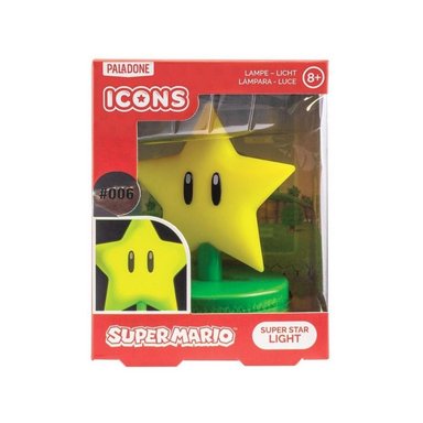 LAMPARA MINI SUPER MARIO NINTENDO - SUPER ESTRELLA