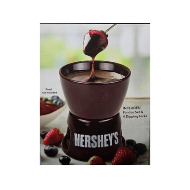 MINI FONDUE SET HERSHEY CON PICKERS
