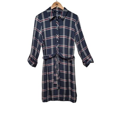 VESTIDO ALGODÓN MUJER TOMMY HILFIGER A4GN1324 AZUL