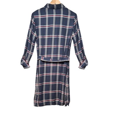 VESTIDO ALGODÓN MUJER TOMMY HILFIGER A4GN1324 AZUL - 4