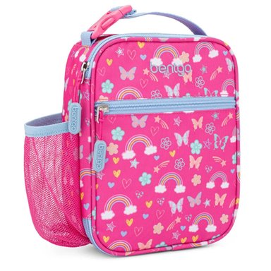 PORTA LONCHERA TOTE INSULADA BENTGO KIDS - ARCOIRIS Y MARIPOSAS