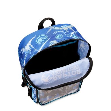 MOCHILA JURASSIC WORLD RAPTOR ESCOLAR TERRITORY CON COMPARTIMIENTO LAPTOP 17' AZUL - 5