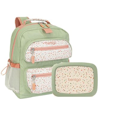 SET LONCHERA Y MOCHILA ESCOLAR BENTGO KIDS WHIMSY Y WONDER - GEO SPECKLE - 1