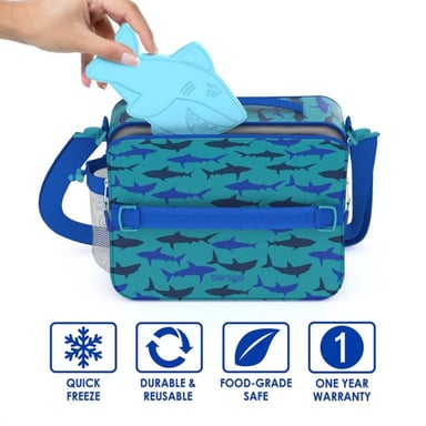 COMPRESA DE HIELO REUTILIZABLE BENTGO BUDDIES - TIBURONES - 5