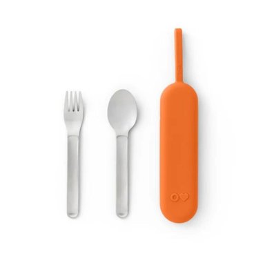 SET DE CUBIERTOS ACERO INOXIDABLE OMIE UP POD Y UTENSIL - SUNY