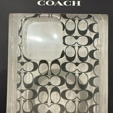 CASE PARA IPHONE 16 PRO MAX COACH - CLEAR LOGO - 2