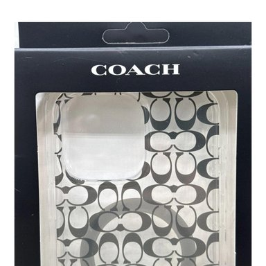 CASE PARA IPHONE 16 PRO MAX COACH - CLEAR LOGO - 5