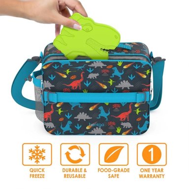 COMPRESA DE HIELO REUTILIZABLE BENTGO BUDDIES - DINOSAURIO - 5