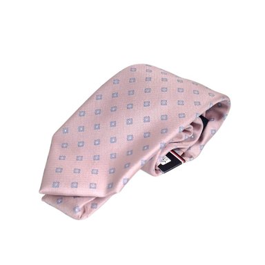 CORBATA TOMMY HILFIGER TATE MEDALLION - ROSA