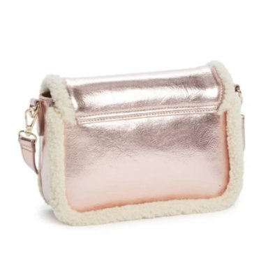 CARTERA CROSSBODY GUESS GINA SHERPA - ROSE GOLD - 2